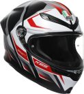 Casca AGV K6-S Karve Negru Mat / Alb / Rosu