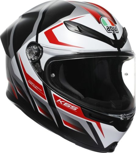 Casca AGV K6-S Karve Negru Mat / Alb / Rosu