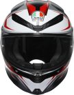 Casca AGV K6-S Karve Negru Mat / Alb / Rosu