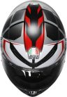 Casca AGV K6-S Karve Negru Mat / Alb / Rosu