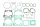Set garnituri chiulasă (top end) Tecnium KTM 125 SX/150 SX și altele 810370