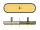 Catadioptru V Parts oval 96x27 mm portocaliu 8161
