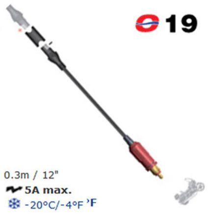 Optimate - Adaptor La 90 Grade Ade 5Ah Din12Mm>Sae L=0.3M #19