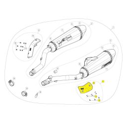 MISC P-HSB16R1L/A1 AKRAPOVIC P-HSB16R1L/A1