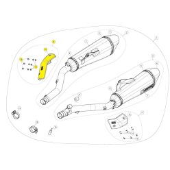 MISC P-HSB16R1D/A1 AKRAPOVIC P-HSB16R1D/A1