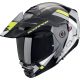 Casca Scorpion Adx-2 Galane Gri/Negru/Galben Fluo