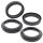 Kit simeringuri furca ulei si praf All Balls Racing FDS56-137