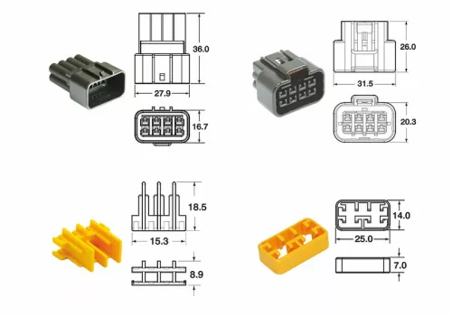 Set mufe 8 căi Bihr 090 FRKW tip OE (5 seturi) 90FRKW.8P