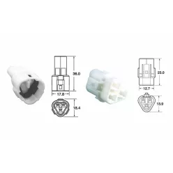   Set mufe 3 căi Bihr 090 SMTO tip OE, fir 0,85/1,25 mm² (5 seturi) 90SMTO.3P