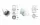 Set mufe 3 căi Bihr 090 SMTO tip OE, fir 0,85/1,25 mm² (5 seturi) 90SMTO.3P