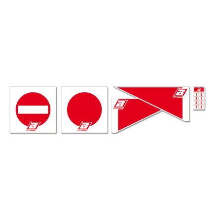 ENDURO TRACK SIGNS KIT