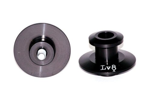 Aluminium bobbins LV8 DIAVOL E201/06100A M6x1 argintiu