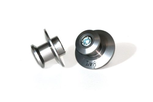 Aluminium bobbins LV8 DIAVOL E201/08125T M8x1,25 titanium