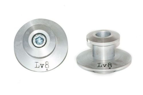 Aluminium bobbins LV8 DIAVOL E201/10100A M10x1,50 argintiu