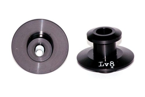 Aluminium bobbins LV8 DIAVOL E201/10125N M10x1,25 Negru