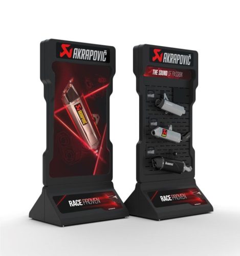 AKRA POS STAND MOTO GRAPH AKRAPOVIC P-CM-LPSSETMOTO2