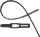 Coliere plastic Bihr reutilizabile tip OE 5,1x173 mm (set 20 buc) A0016406