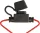 Suport mini-siguranță etanș Bihr cu cablu 1 mm² (bucată) A0016408