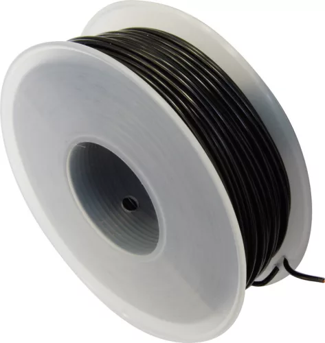 Cablu electric Bihr 1 mm², rolă 25 m, negru A0016419