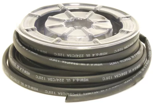 Tub termocontractabil Bihr negru Ø9,5 mm, rolă 8 m A0016424