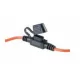 Suport siguranță etanș Bihr cu cablu 1 mm² (set 10 buc) A0016440