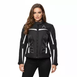 Geaca dama Adrenaline Love Ride 2.0 PPE negru/alb