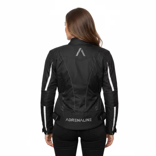 Geaca dama Adrenaline Love Ride 2.0 PPE negru/alb