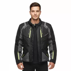 Geaca ADRENALINE BERGEN PPE galben fluorescent/negru