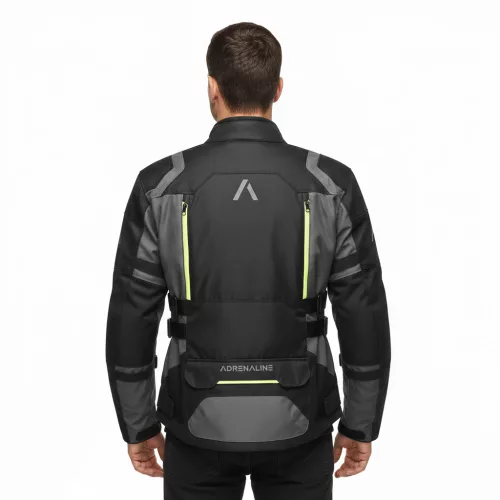 Geaca ADRENALINE BERGEN PPE galben fluorescent/negru