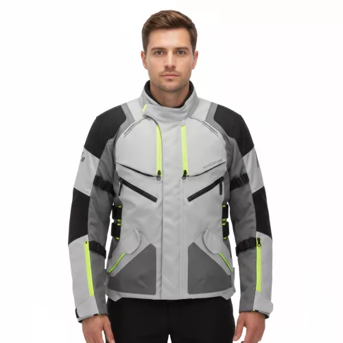 Geaca ADRENALINE BERGEN PPE galben fluorescent/gri