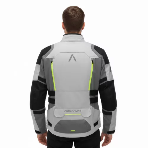 Geaca ADRENALINE BERGEN PPE galben fluorescent/gri