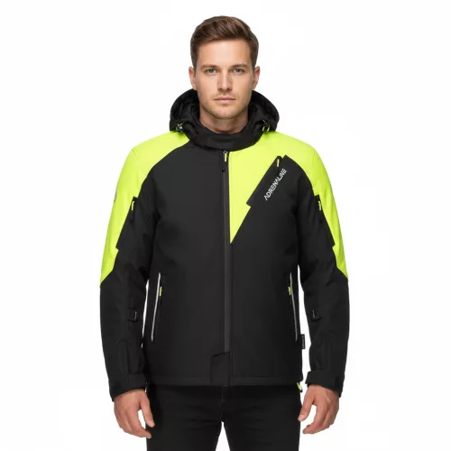 Geaca ADRENALINE FREEDOM PPE galben fluorescent/negru