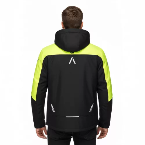 Geaca ADRENALINE FREEDOM PPE galben fluorescent/negru