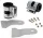 Kit suporți far Bihr Ø31 mm, lungime 90 mm, cromat, universal A05-00081