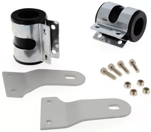 Kit suporți far Bihr Ø31 mm, lungime 90 mm, cromat, universal A05-00081