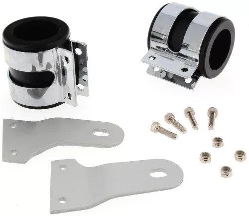 Kit suporți far Bihr Ø45 mm, lungime 90 mm, cromat, universal A05-00111