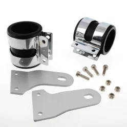   Kit suporți far Bihr Ø51 mm, lungime 90 mm, cromat, universal A05-00131