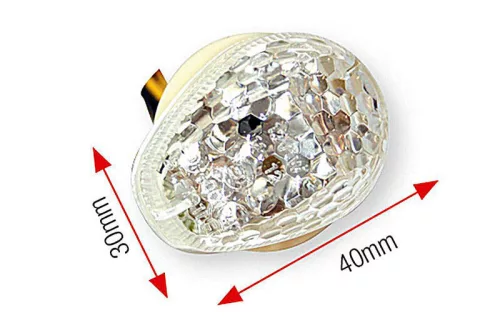 Module LED semnalizare Bihr stil Yamaha YZF-R1/R6, lentilă transparentă (pereche) A10-30020