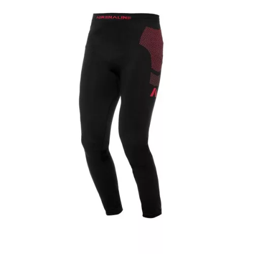 Pantaloni thermo Adrenaline Frost negru/rosu