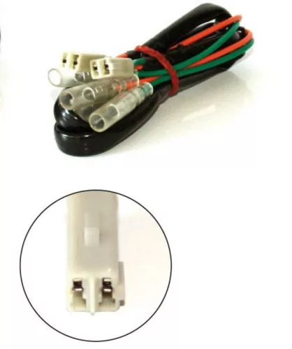 Cablu adaptor semnalizatoare Bihr tip Honda/Kawasaki (pereche) A19-10020
