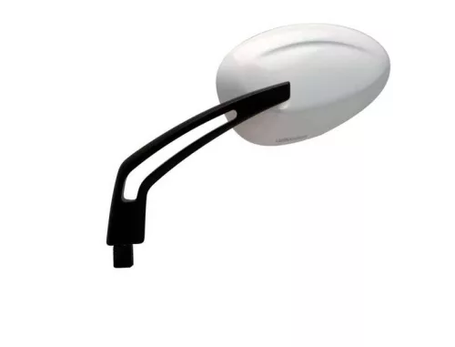 Oglindă universală Bihr Easy M10x1,25 albă (1 buc) A40-50153