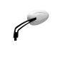 Oglindă universală Bihr Easy M10x1,25 albă (1 buc) A40-50153