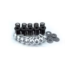   Kit șuruburi + inserții + șaibe Bihr aluminiu Ø5 mm (8 buc) A99-00110