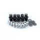 Kit șuruburi + inserții + șaibe Bihr negru Ø5 mm A99-00111