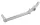 Pedală frână V Parts aluminiu gri Aprilia ASB-01-SILVER