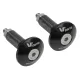 Capete ghidon V Parts aluminiu Ø12-18 mm negre ASOT-287-VPARTS-BK