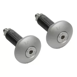   Capete ghidon V Parts aluminiu Ø12-18 mm argintii ASOT-287-VPARTS-SIL