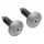 Capete ghidon V Parts aluminiu Ø12-18 mm argintii ASOT-287-VPARTS-SIL