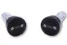 Capete de ghidon Highsider Wave, negru (pereche)