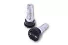 Capete de ghidon Highsider Wave, negru (pereche)